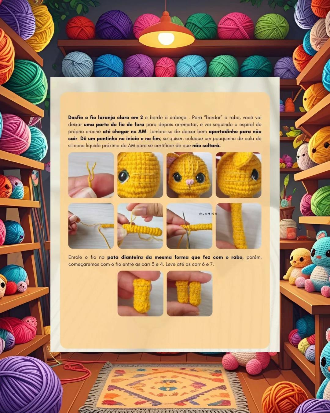 Receita grátis amigurumi Gato de Botas