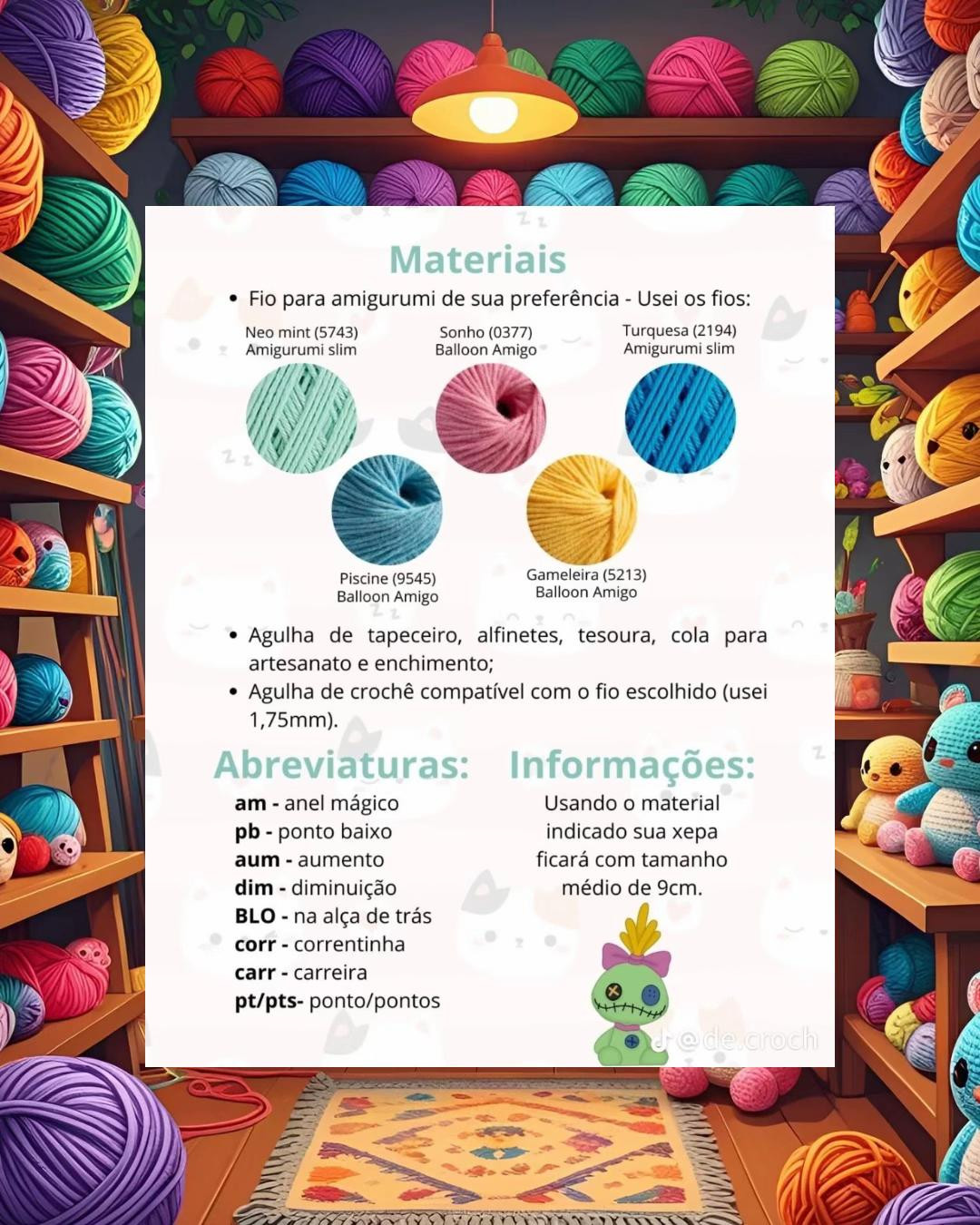 Receita Grátis Amigurumi Xepa: Tutorial em crochê gratuito!