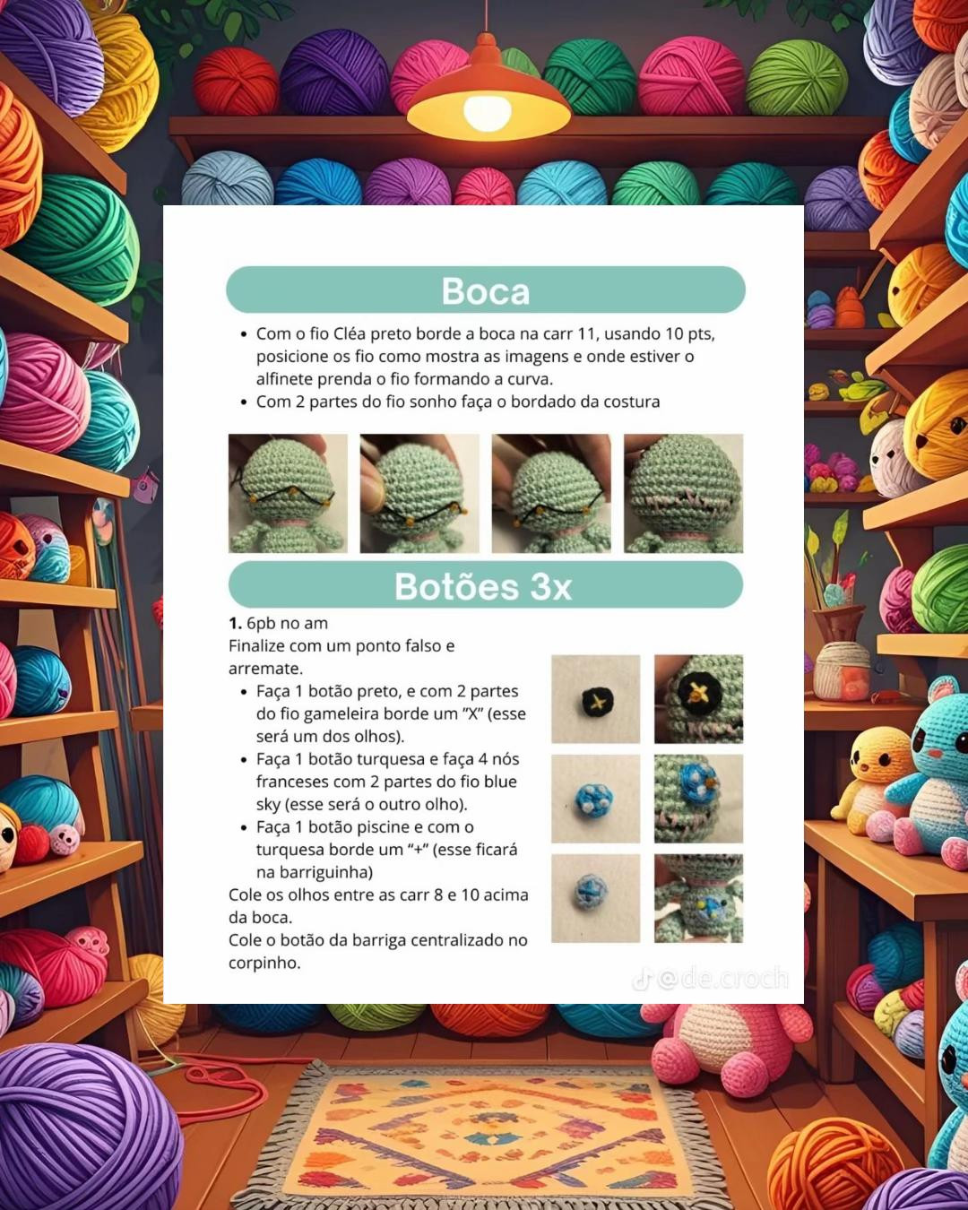 Receita Grátis Amigurumi Xepa: Tutorial em crochê gratuito!