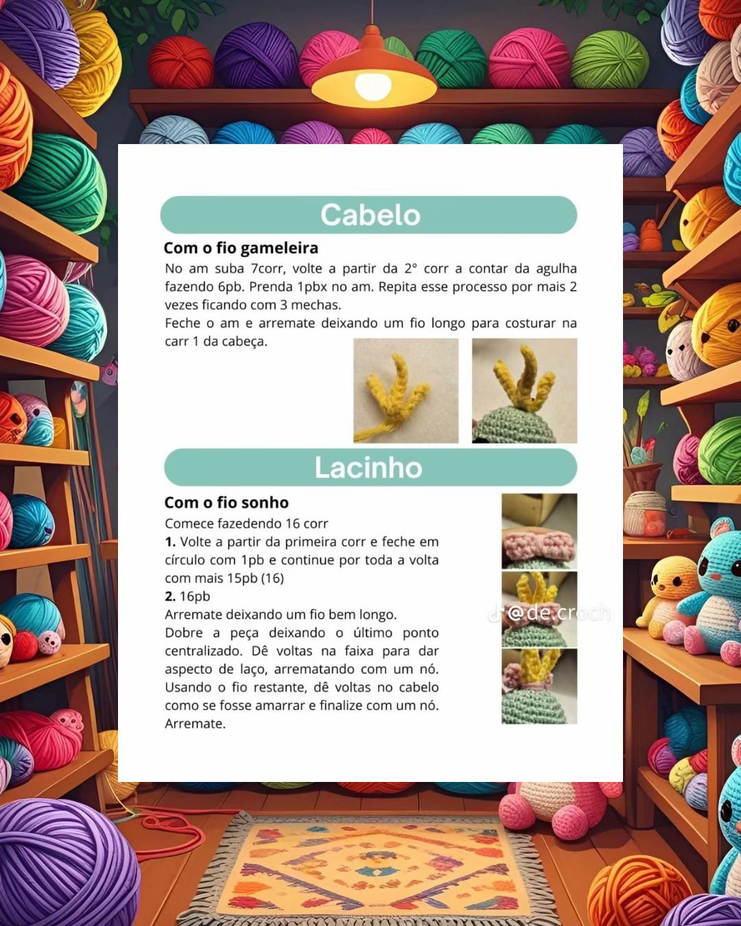 Receita Grátis Amigurumi Xepa: Tutorial em crochê gratuito!