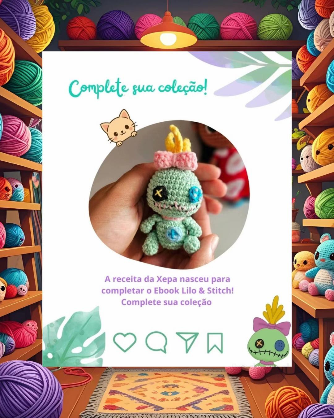 Receita Grátis Amigurumi Xepa: Tutorial em crochê gratuito!