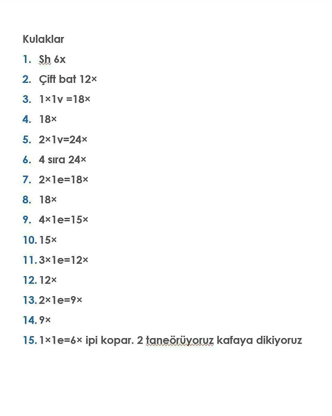 Sarı Köpek Amigurumi Tığ İşi Tarifi