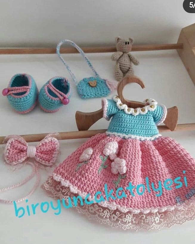 Şeker Kız Bebek Tığ İşi Şeması