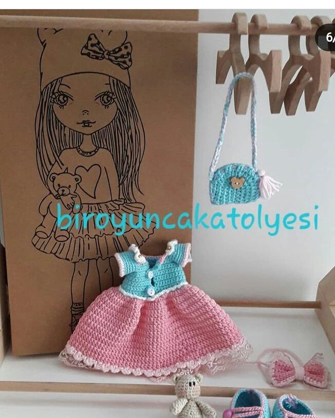 Şeker Kız Bebek Tığ İşi Şeması