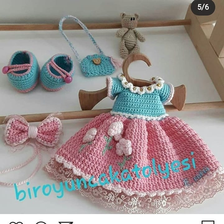 Şeker Kız Bebek Tığ İşi Şeması