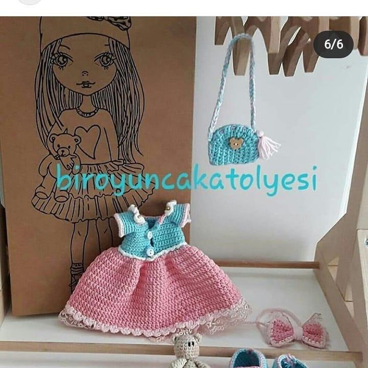 Şeker Kız Bebek Tığ İşi Şeması