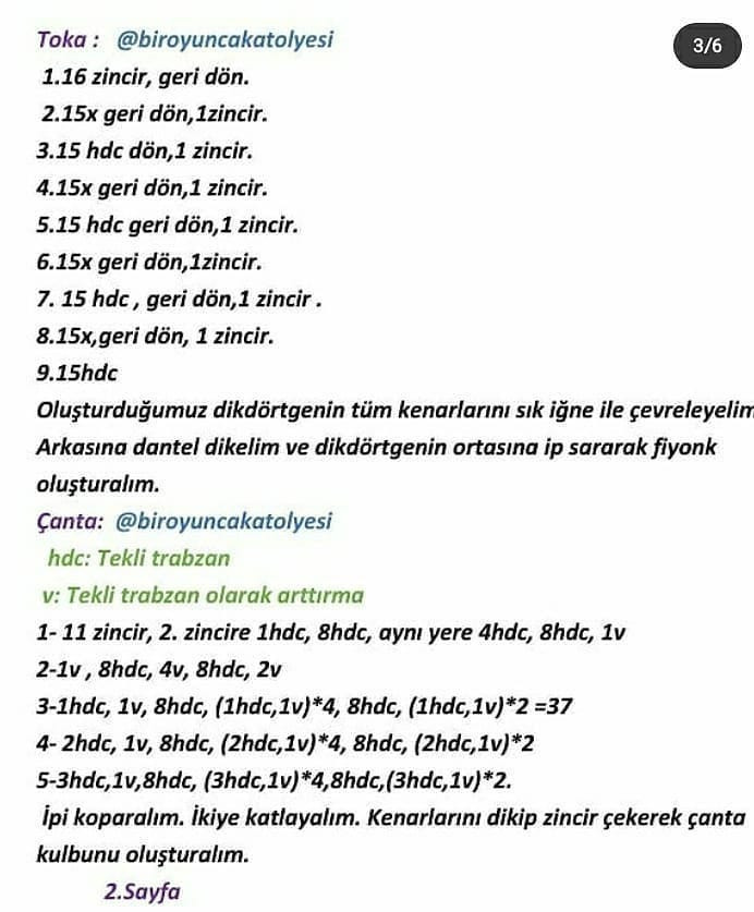 Şeker Kız Bebek Tığ İşi Şeması