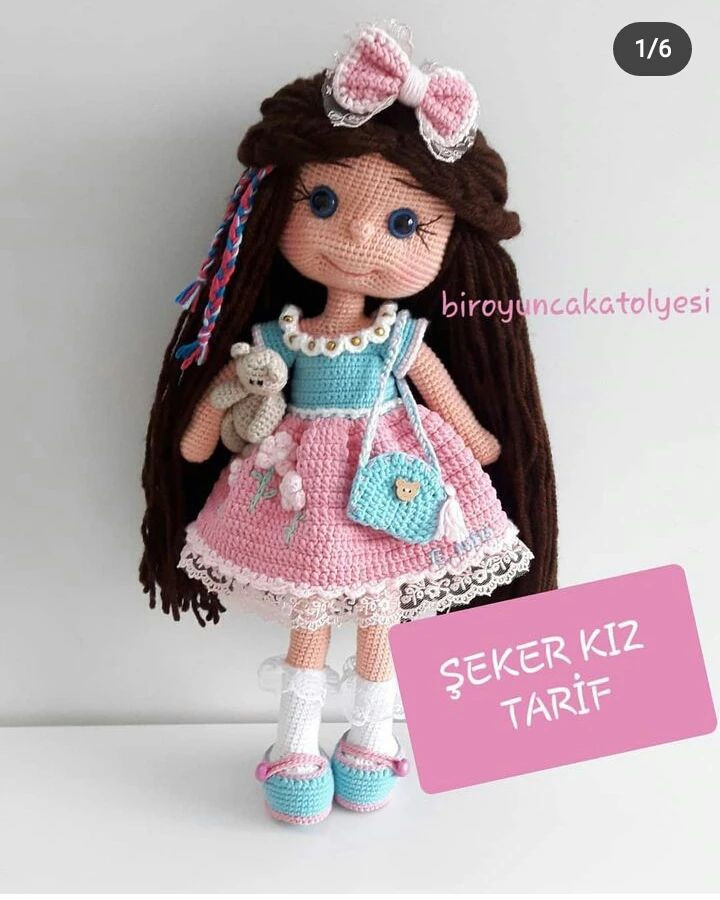 Şeker Kız Bebek Tığ İşi Şeması