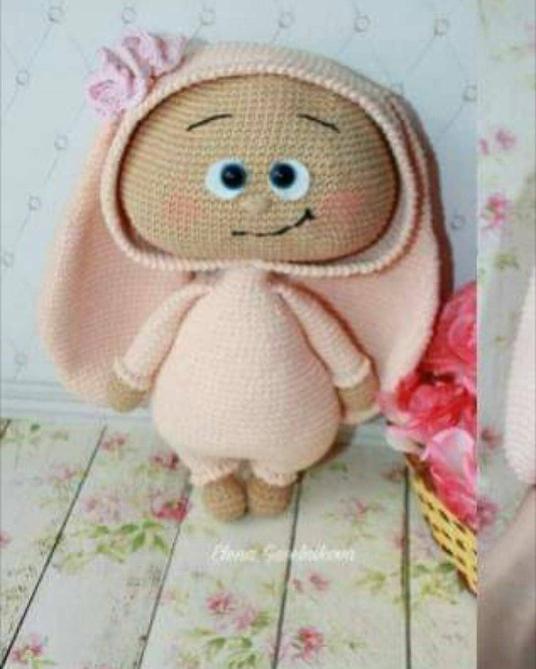Sevimli Amigurumi Kalp Şeması