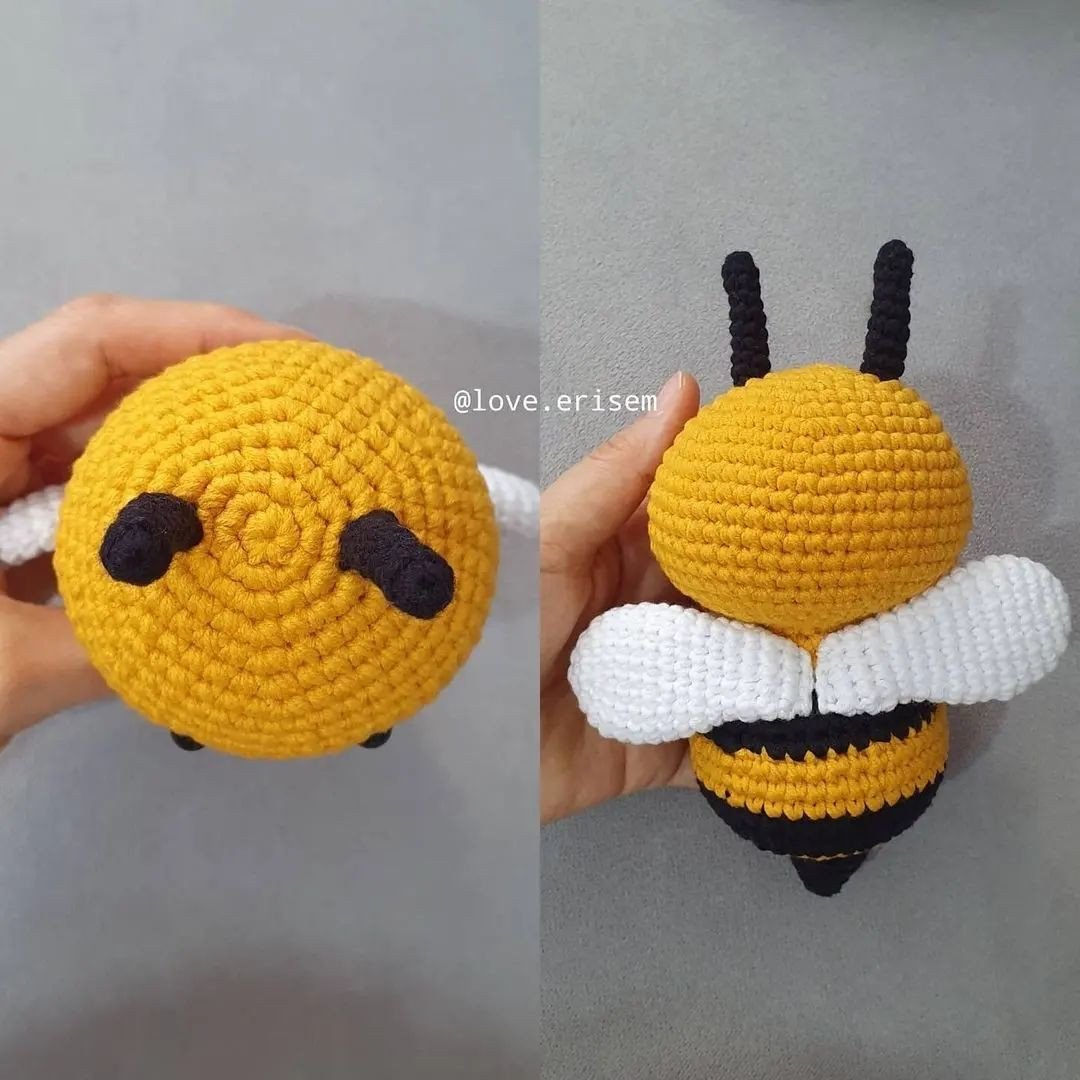 Sevimli Arı Amigurumi Tığ İşi Tarifi