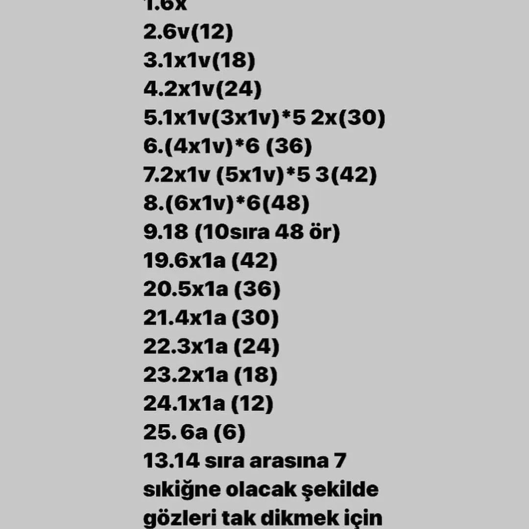 Sevimli Ayıcık Amigurumi Şeması Merhabaa sizlere bu tatlı ayıcığın tarifi ile geldim..