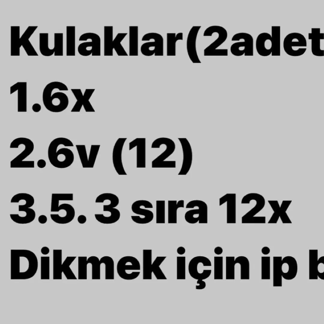 Sevimli Ayıcık Amigurumi Şeması Merhabaa sizlere bu tatlı ayıcığın tarifi ile geldim..