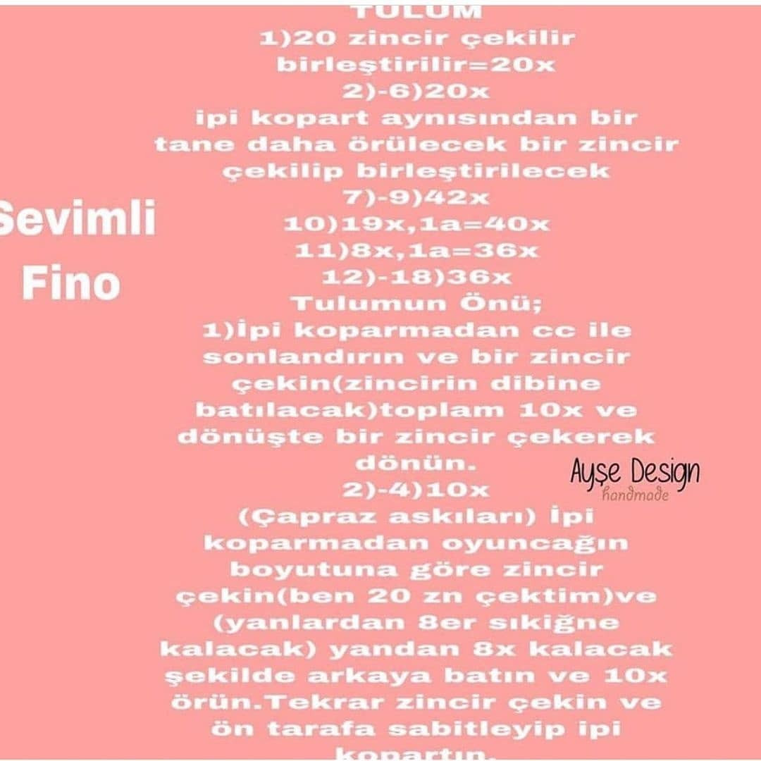 Sevimli Fino Amigurumi Yapımı