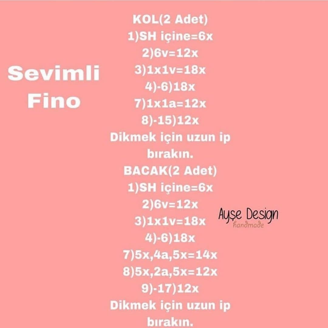 Sevimli Fino Amigurumi Yapımı