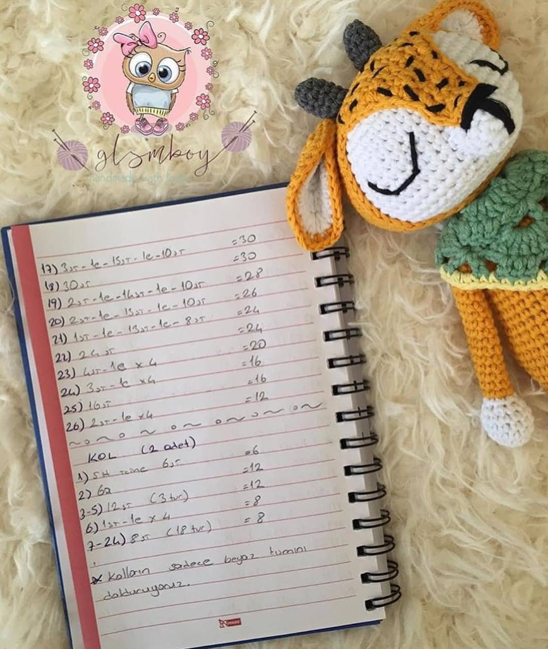 Sevimli Geyik Amigurumi Tığ İşi Tarifi