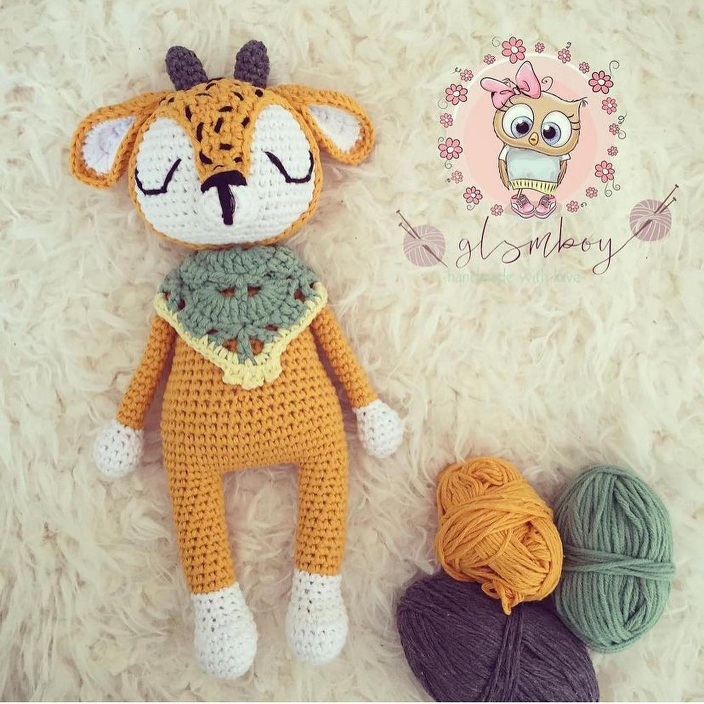 Sevimli Geyik Amigurumi Tığ İşi Tarifi