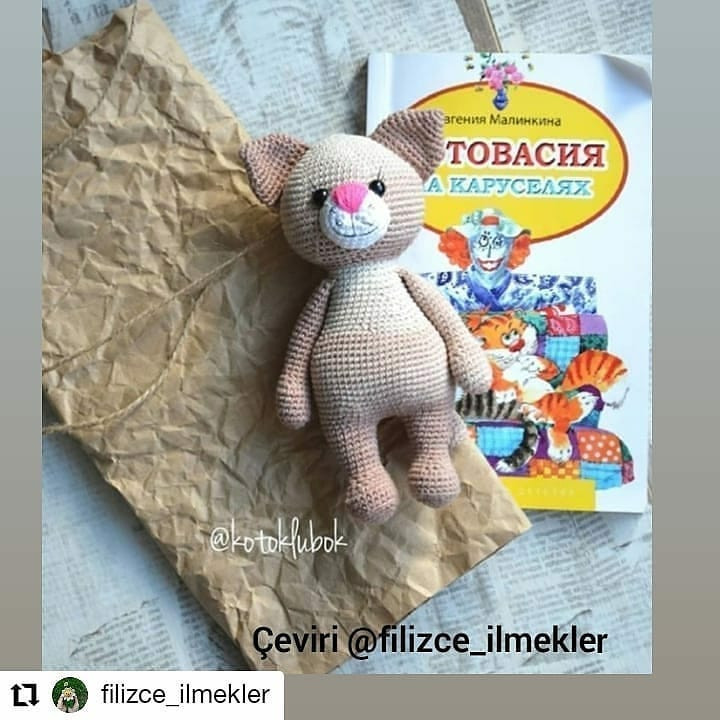 Sevimli Kedi Amigurumi Şeması