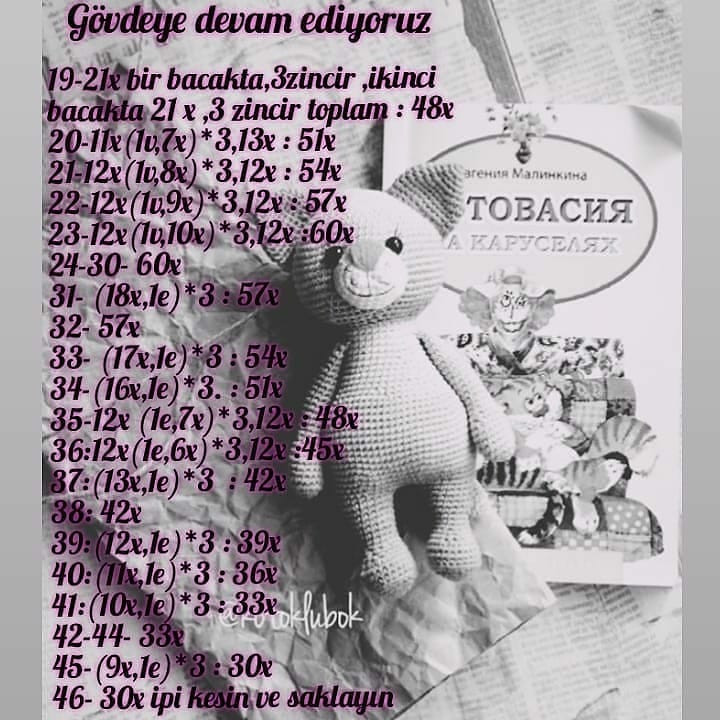 Sevimli Kedi Amigurumi Şeması