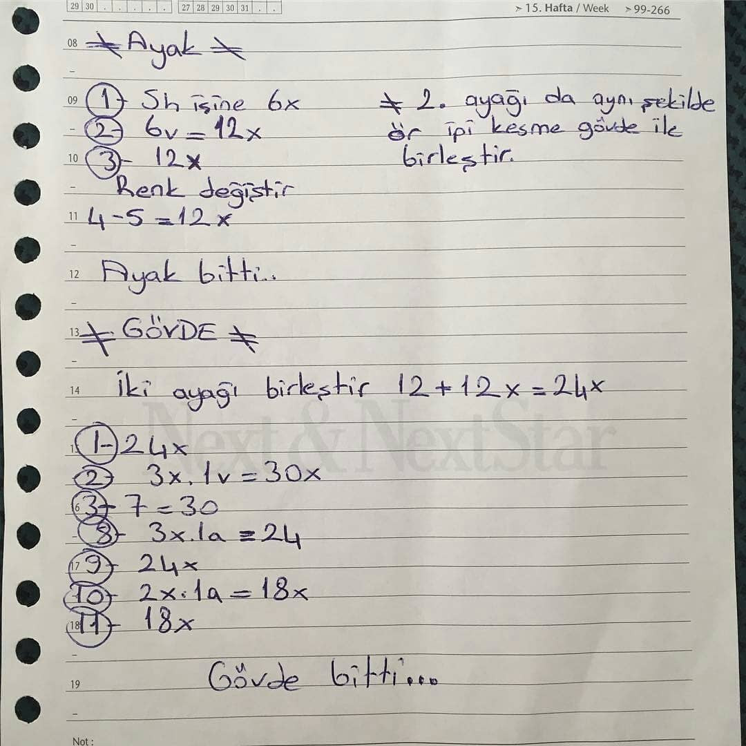 Sevimli Tavşan Anahtarlık Tığ İşi Şeması
