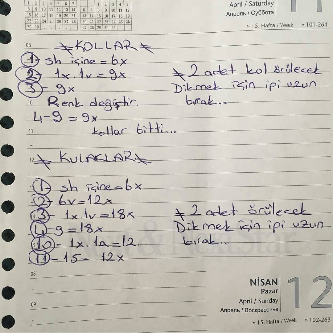 Sevimli Tavşan Anahtarlık Tığ İşi Şeması