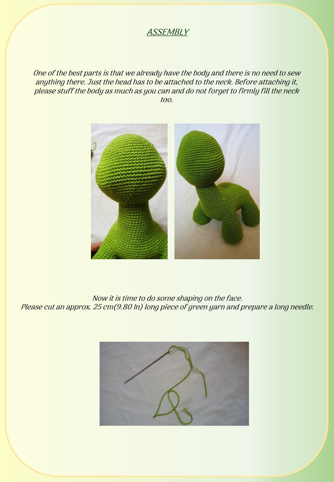 Shelly the Turtle Crochet Pattern