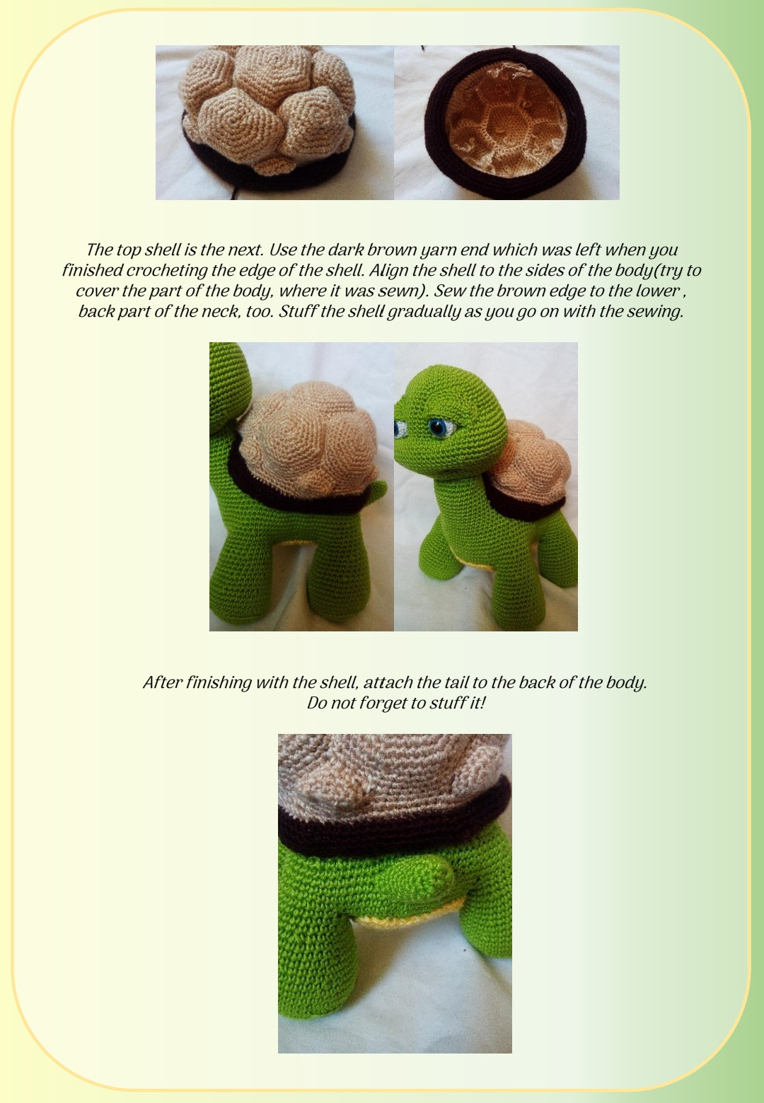Shelly the Turtle Crochet Pattern