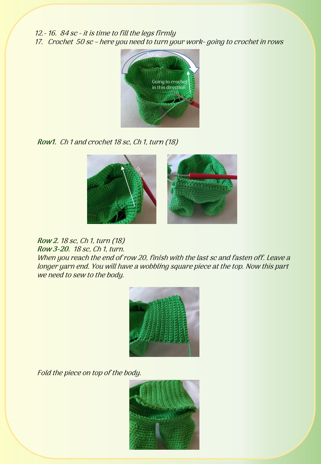 Shelly the Turtle Crochet Pattern