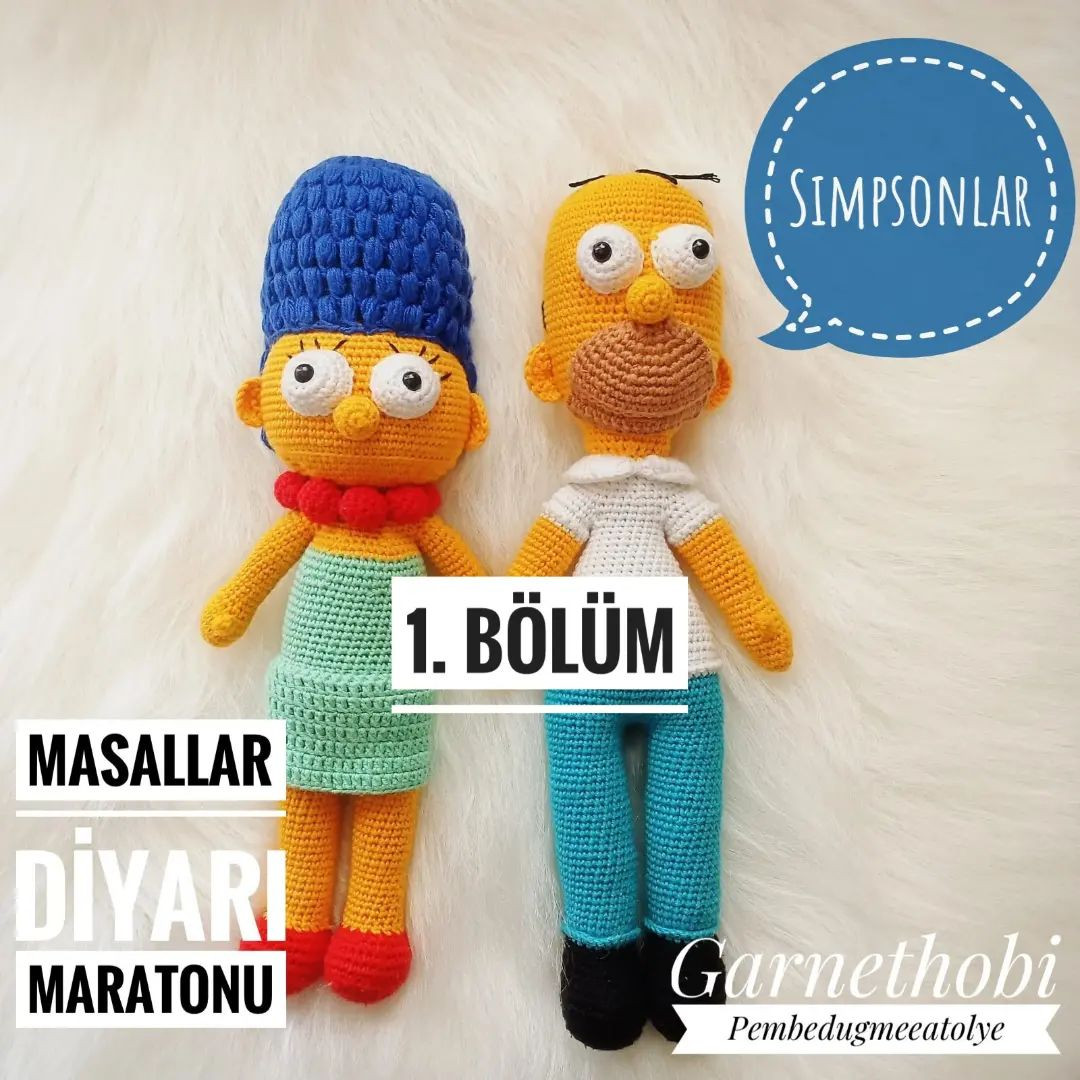 Simpsonlar Amigurumi Şeması