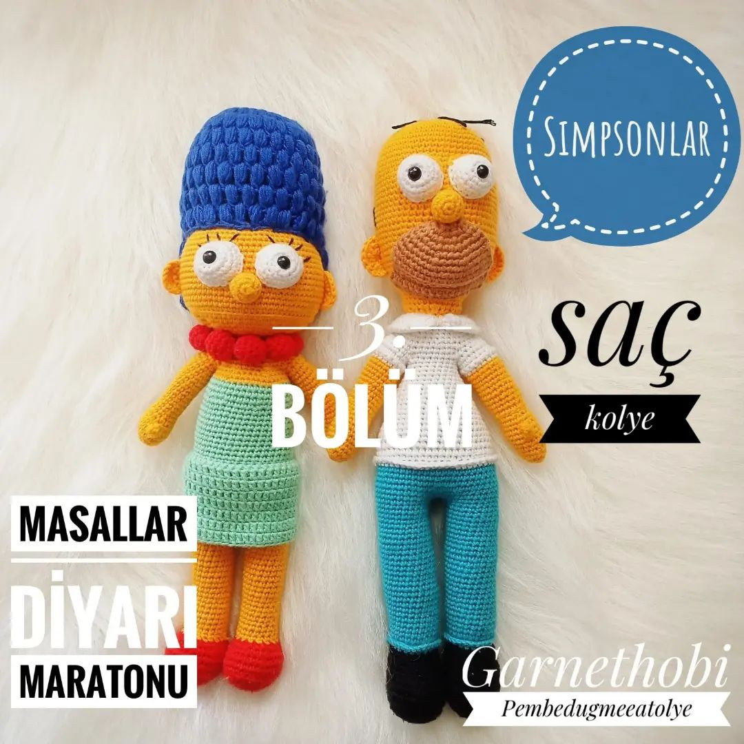 Simpsonlar Amigurumi Şeması
