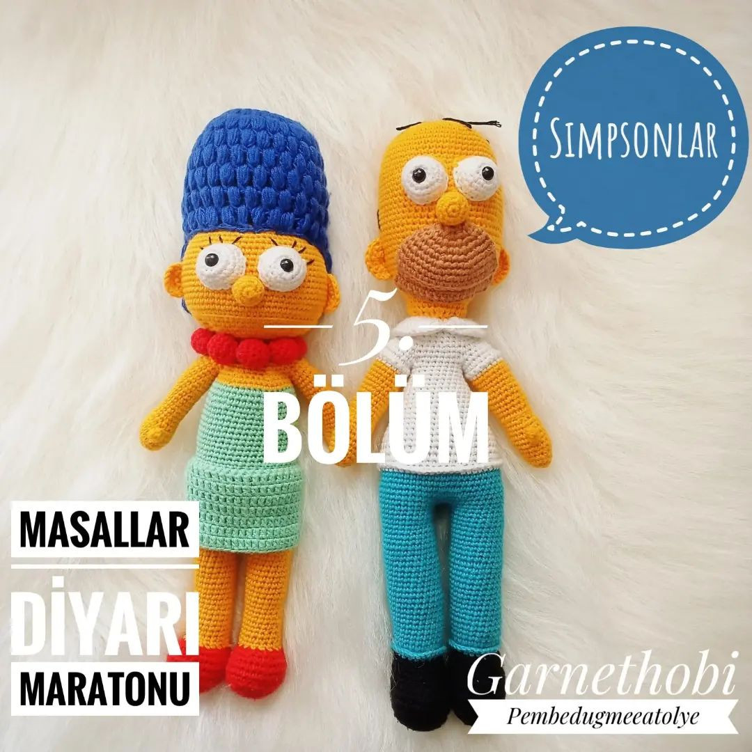 Simpsonlar Amigurumi Şeması