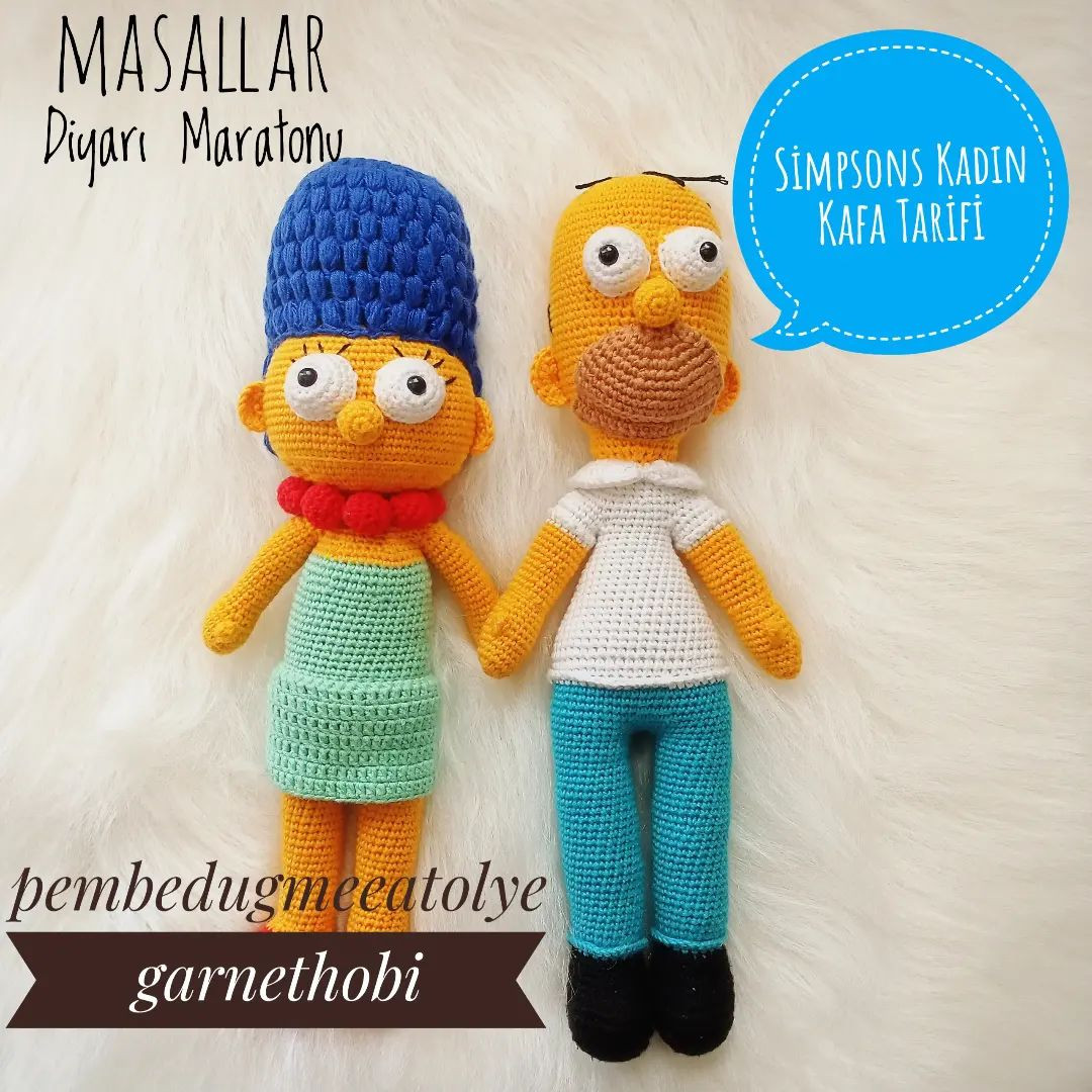 Simpsonlar Amigurumi Şeması