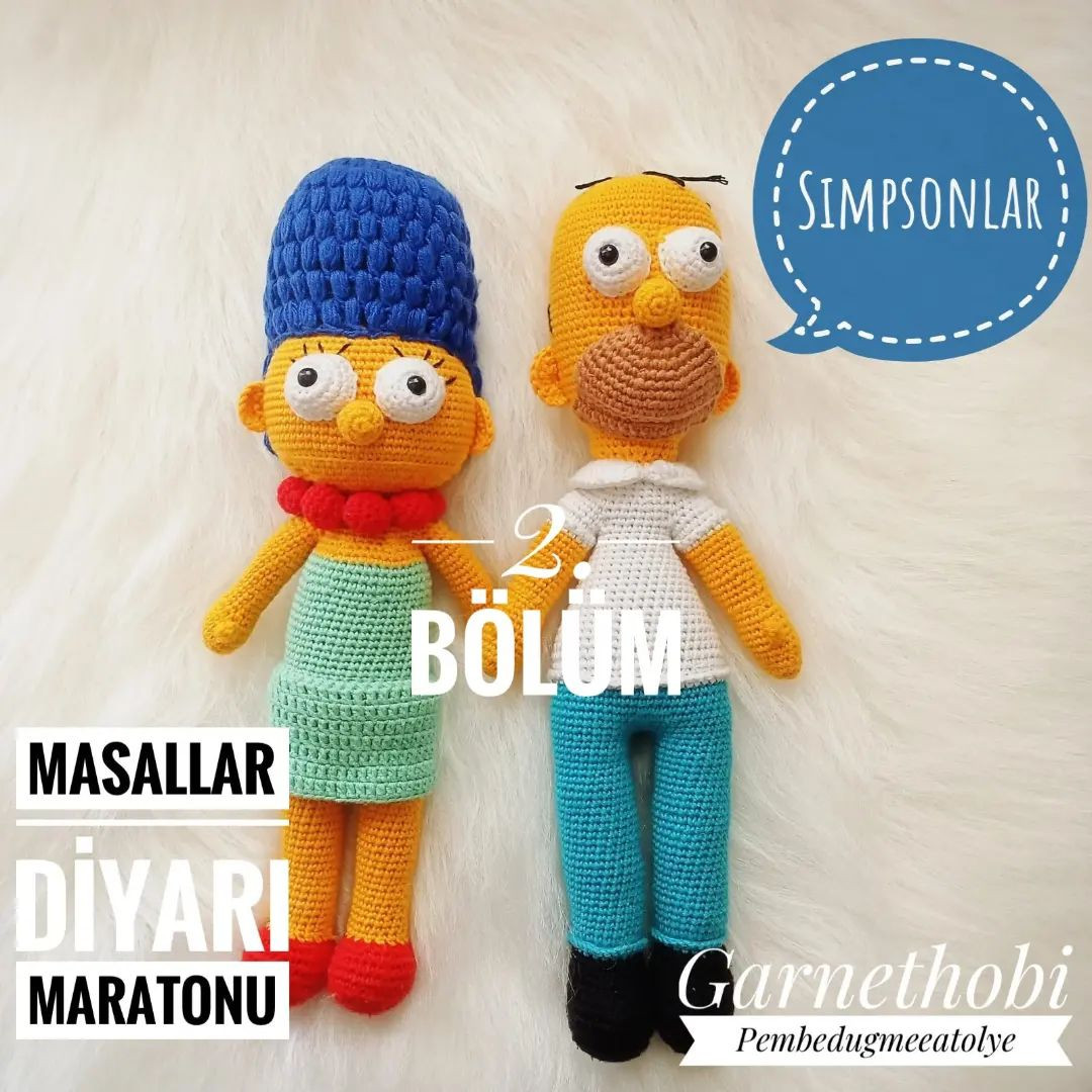 Simpsonlar Amigurumi Şeması