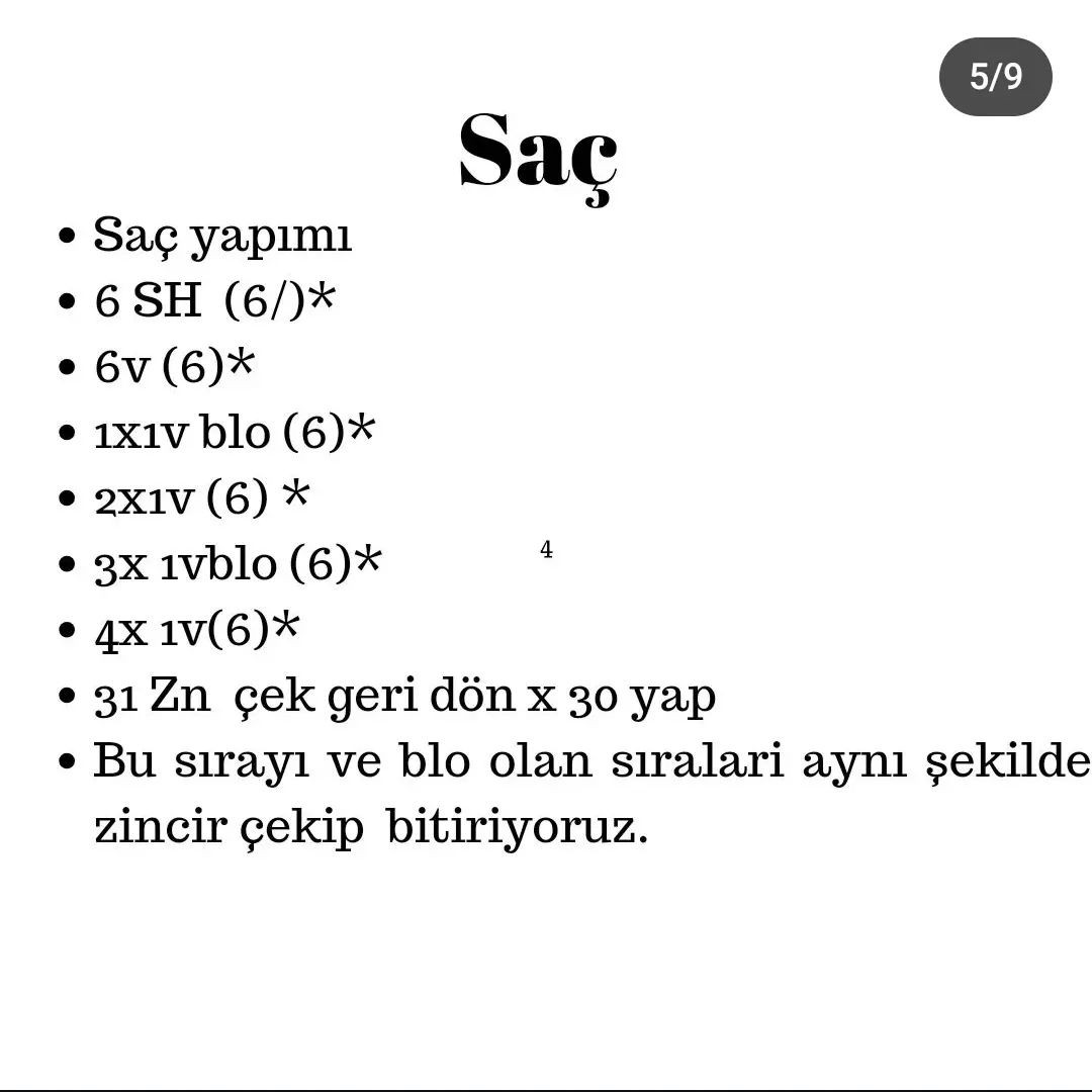 Şirin Amigurumi Tığ İşi Tarifi