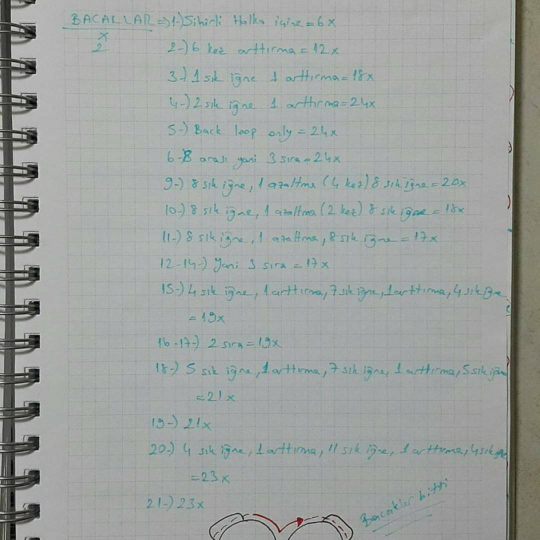 Şirin Ayıcık Amigurumi Şeması