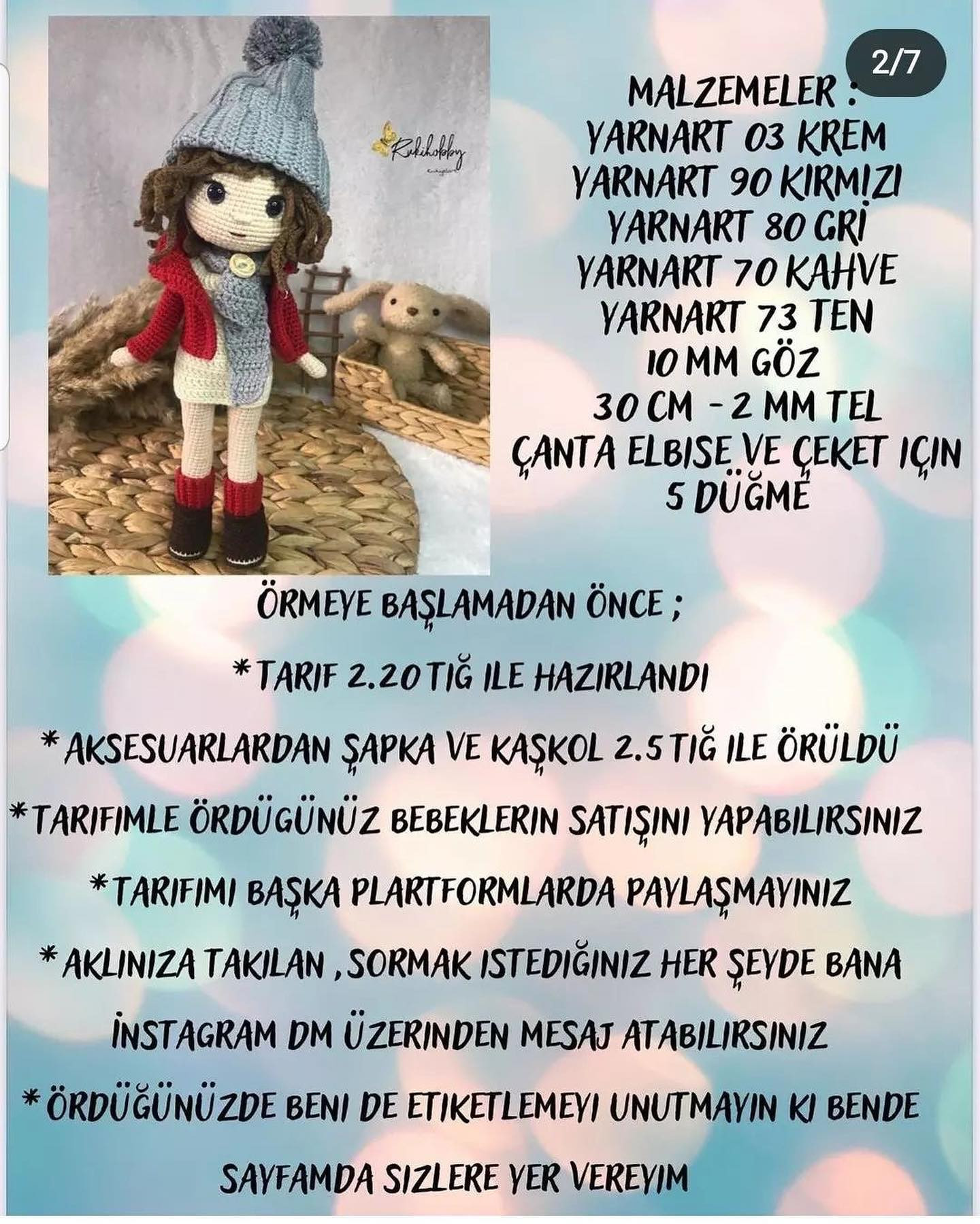 Şirin Bebek Örgü Şeması Ücretsiz