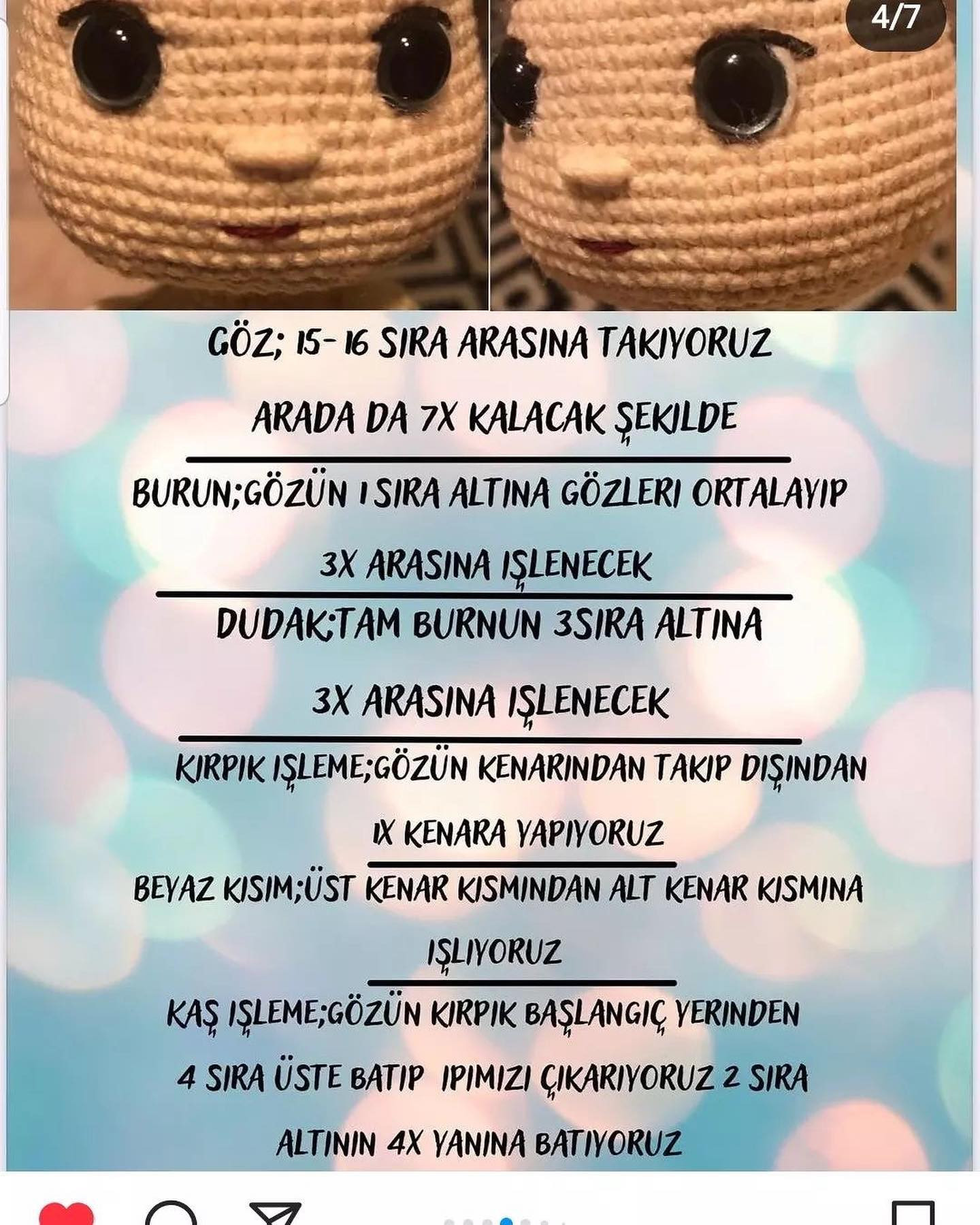 Şirin Bebek Örgü Şeması Ücretsiz
