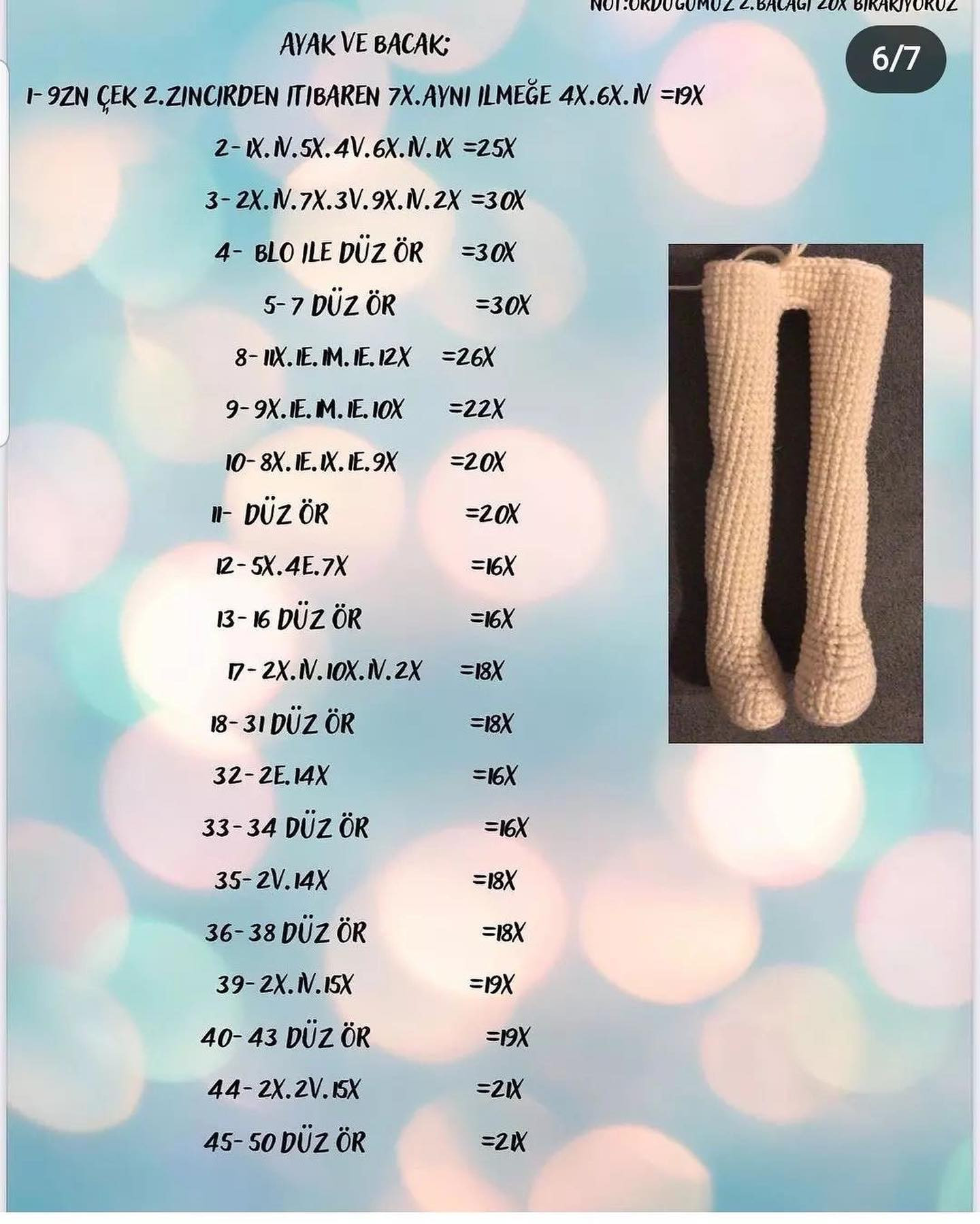 Şirin Bebek Örgü Şeması Ücretsiz