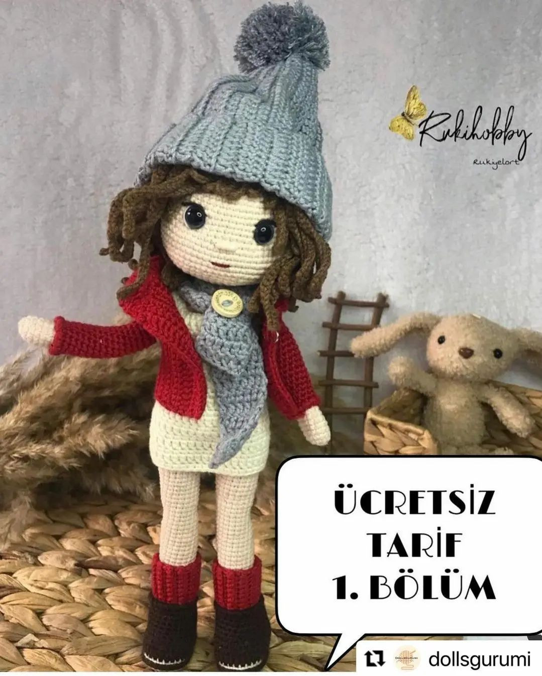 Şirin Bebek Örgü Şeması Ücretsiz