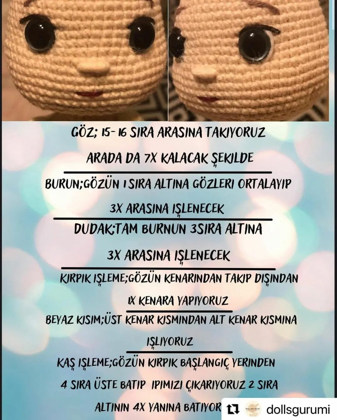 Şirin Bebek Örgü Şeması Ücretsiz