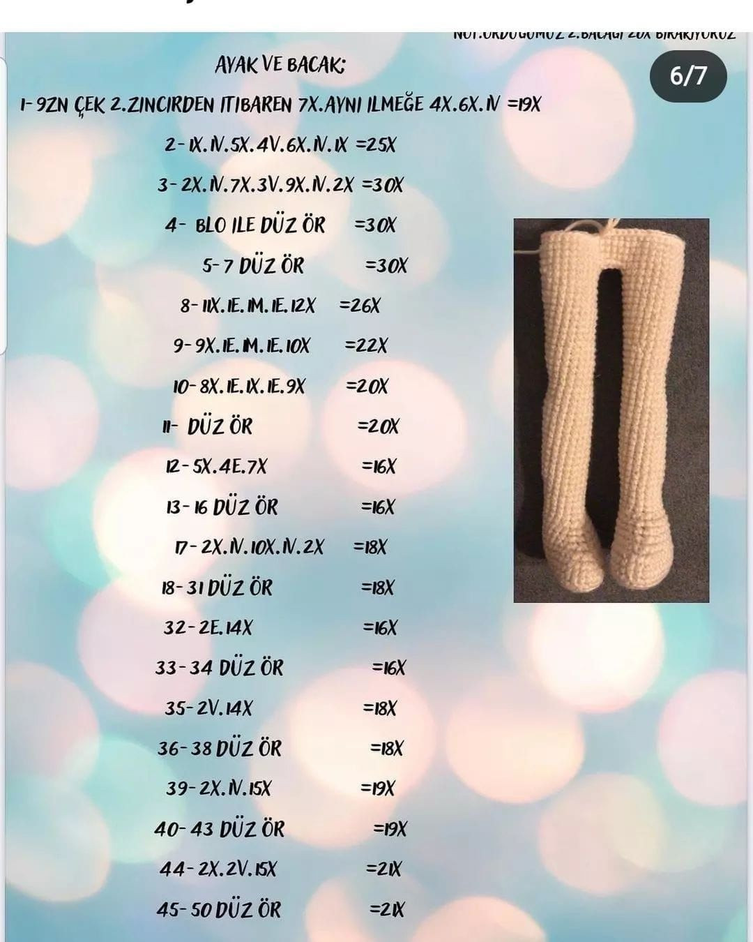 Şirin Bebek Örgü Şeması Ücretsiz