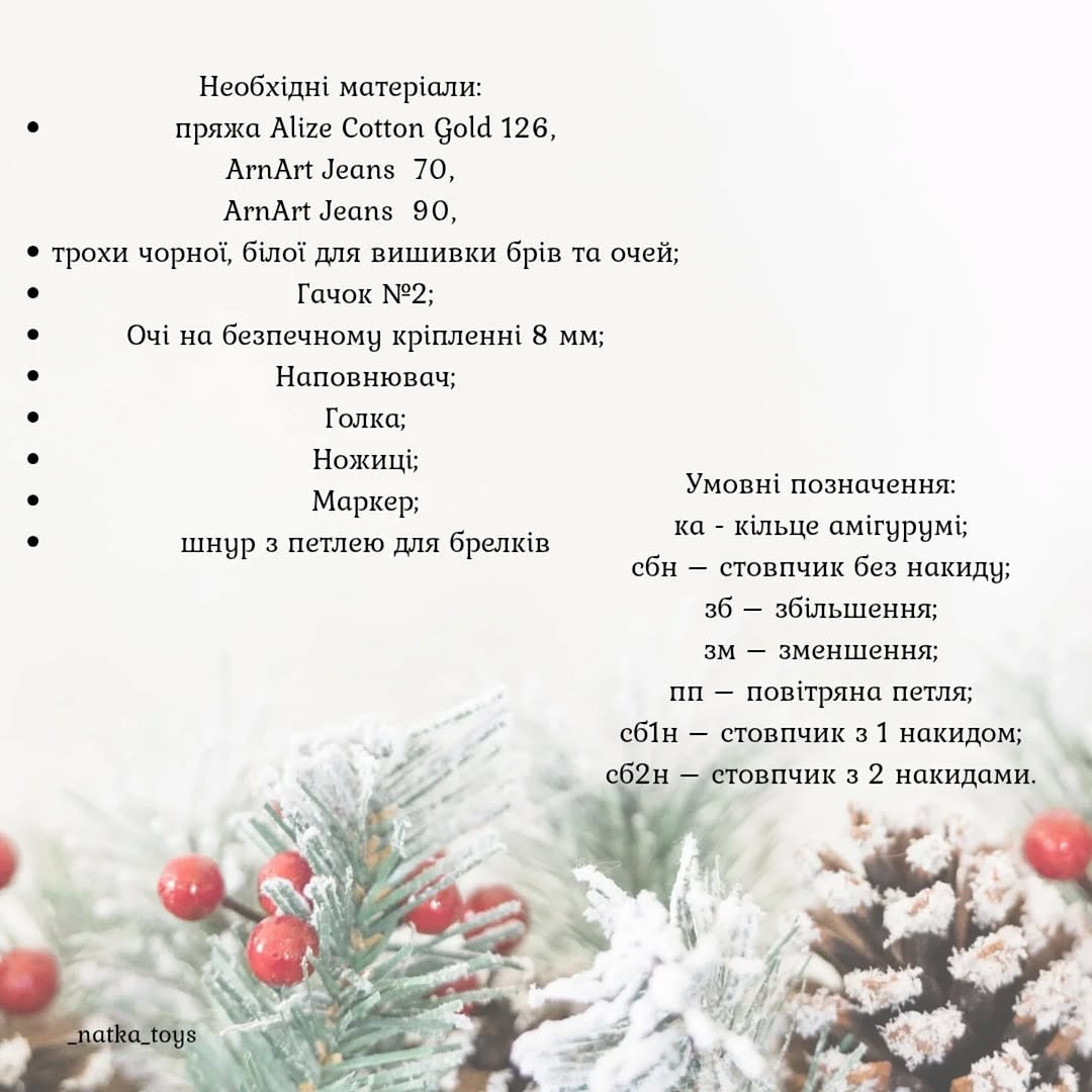 Схема вязания новогодней елочки-игрушки
