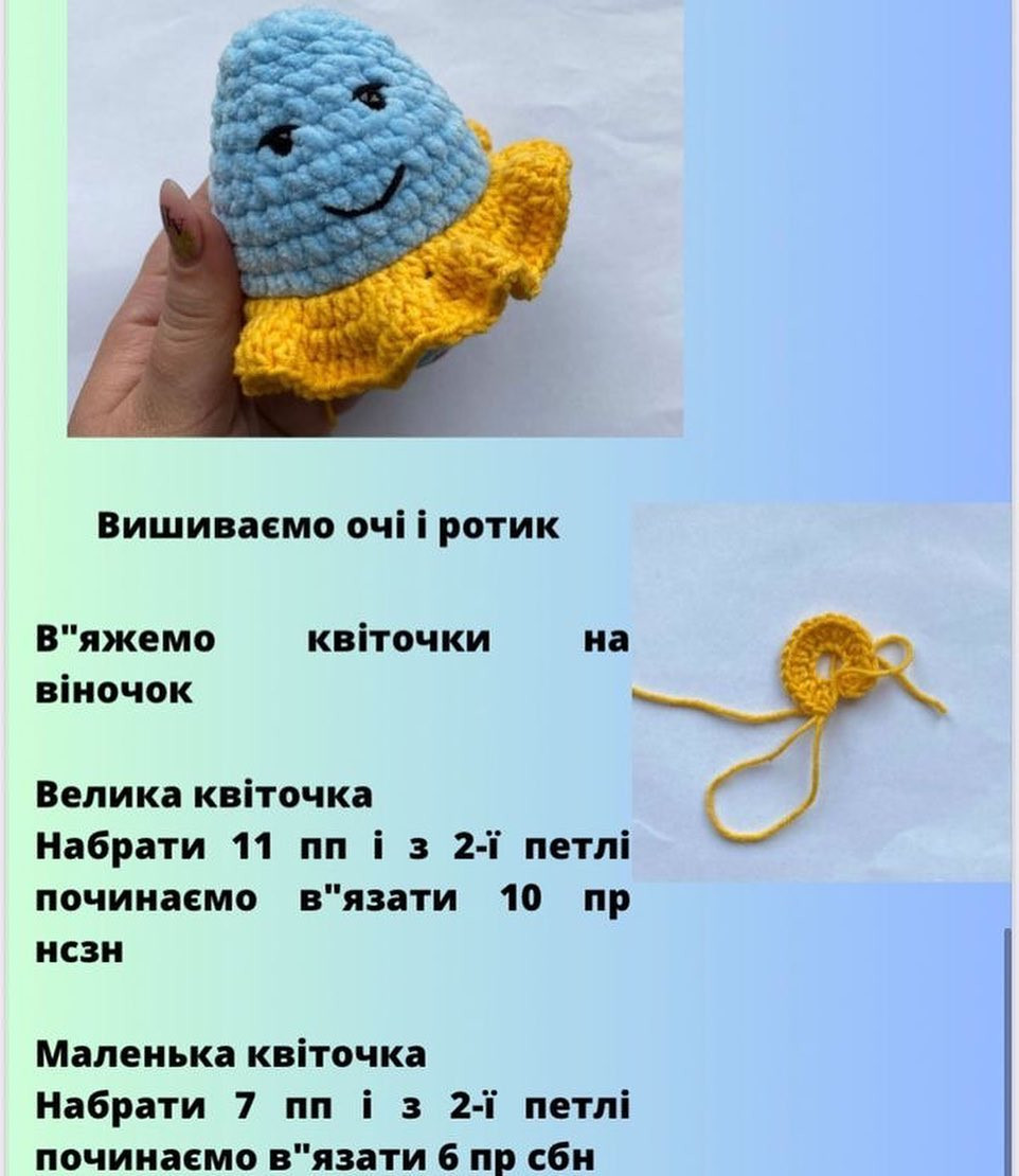 Схема в’язання парочки пасхальних яєць