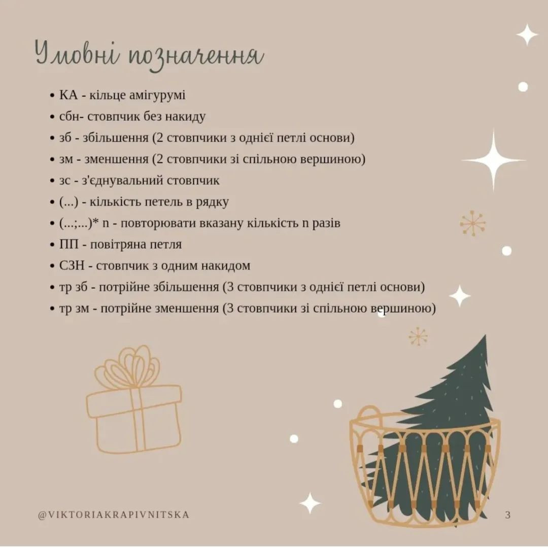 Схема в'язання візка зі смаколиками гачком