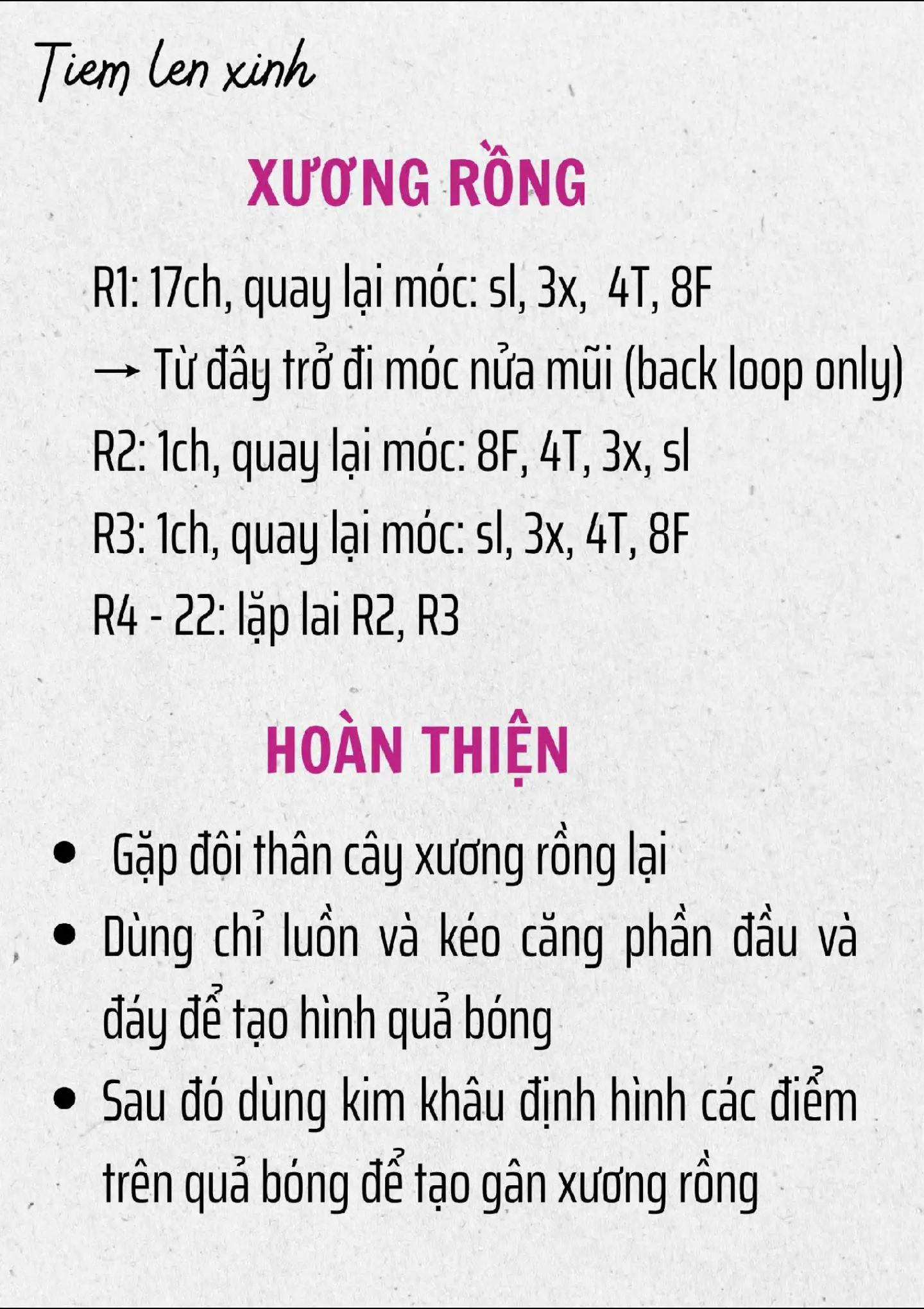 Sơ đồ móc len chậu cây xương rồng dễ thương