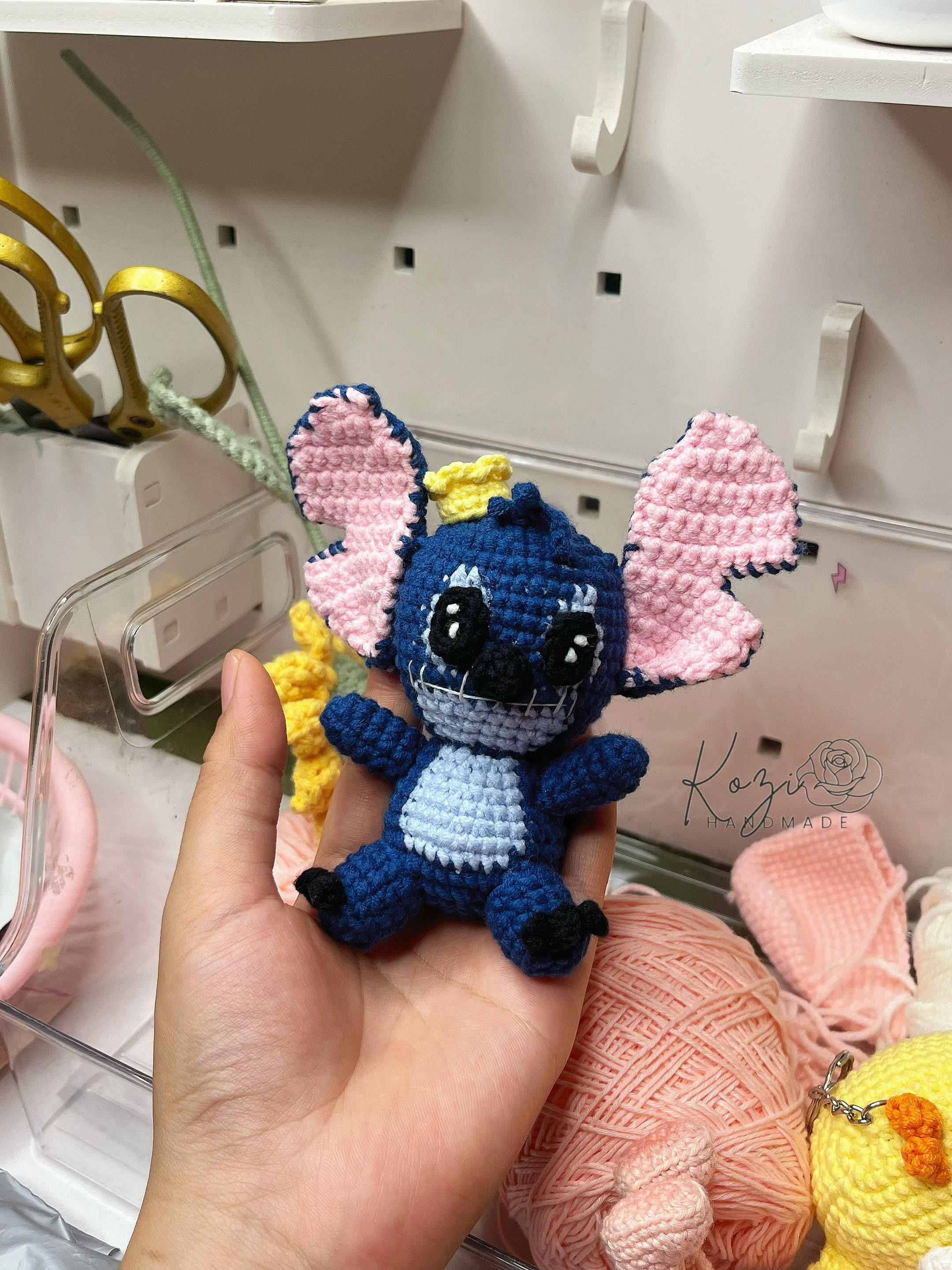 Sơ đồ móc len Stitch dễ thương