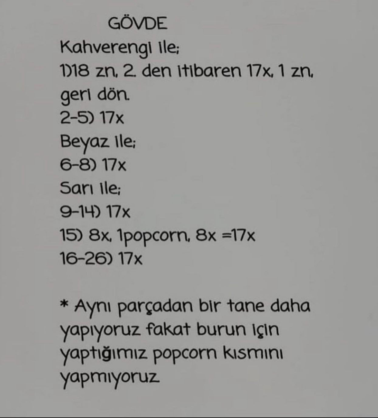 Sünger Bob Anahtarlık Tığ İşi Tarifi