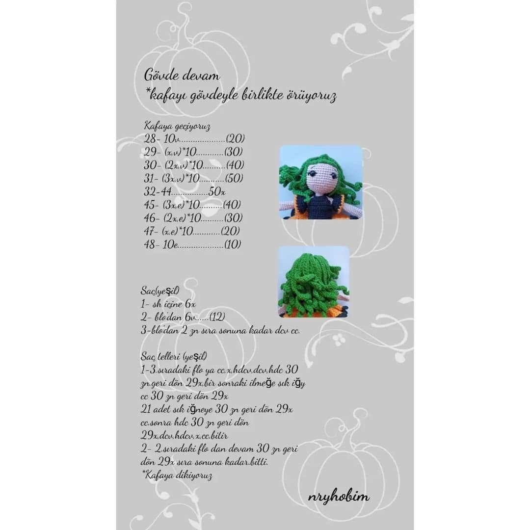 Süslemeli Kadife Tavşan Örgü Şeması