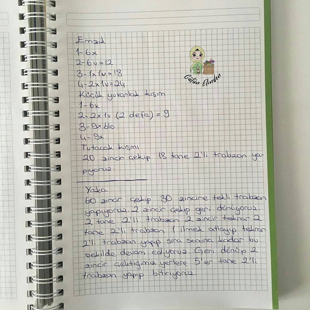 Tarifi: Bebek Amigurumi Şeması