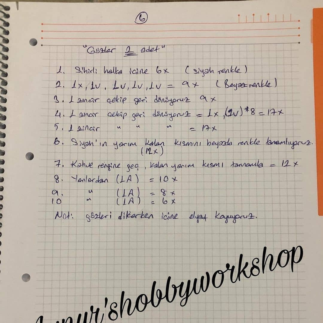 Tarık Ayıcık Amigurumi Şeması