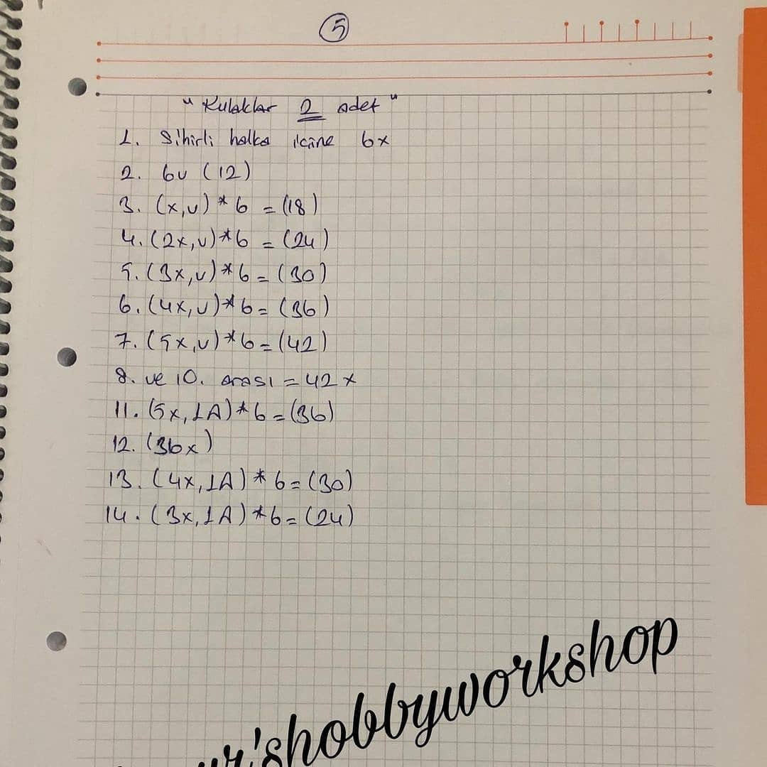Tarık Ayıcık Amigurumi Şeması
